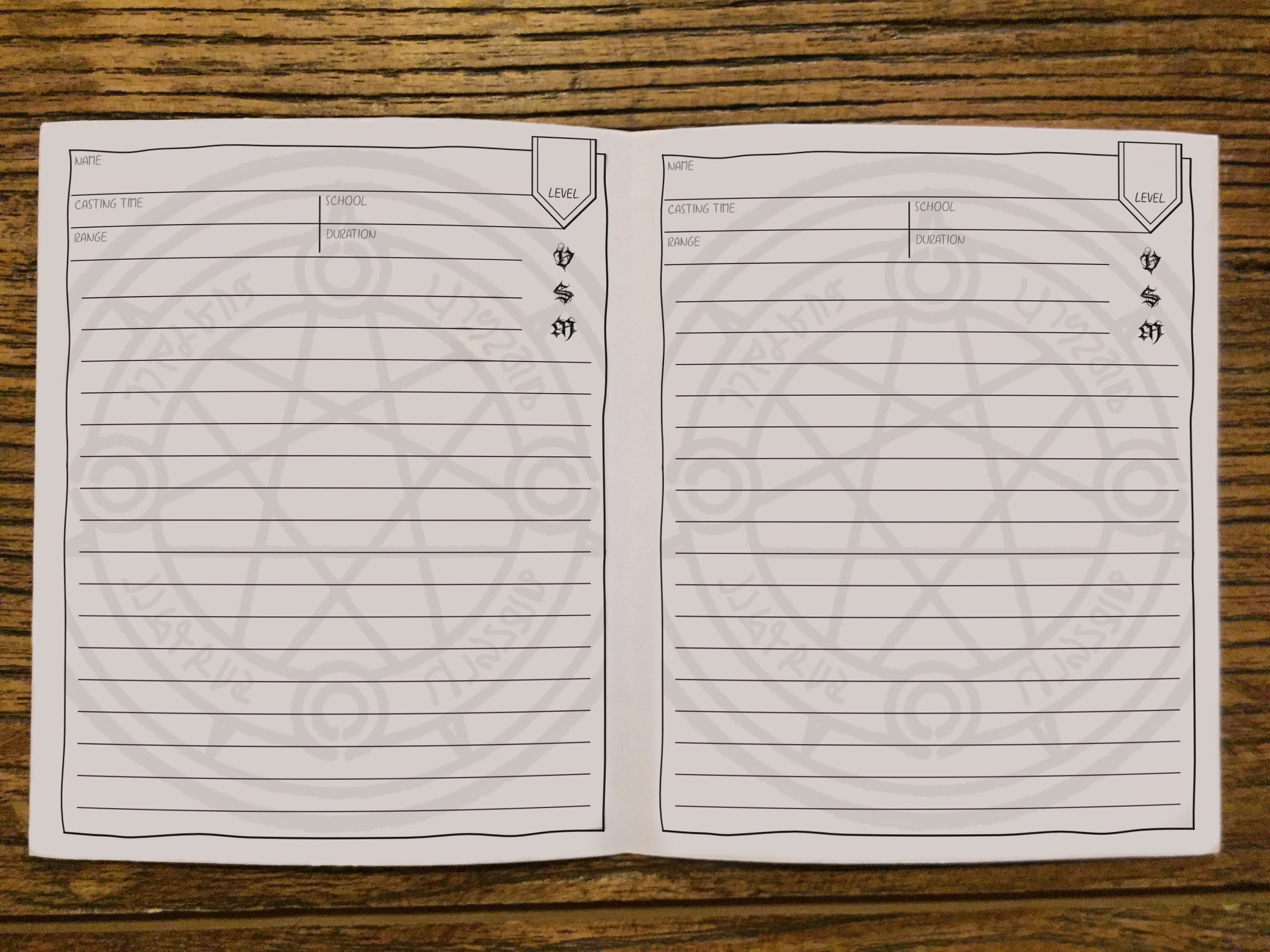 DD Mini Spell Booklet Printable Dungeons and Dragons Personality Blank Spell Playing cards Sheet DnD 5e Electronic Down load graphic regarding Printable Dm Screen 5e Portrait identified as DD Mini Spell Booklet Printable Dungeons and Dragons Persona Blank Spell Playing cards Sheet DnD 5e Electronic Obtain