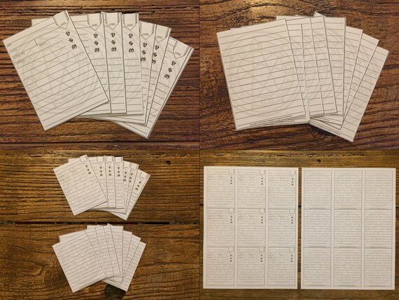 D D 5e Printable Character Booklet Pack Dnd Spell Cards Etsy