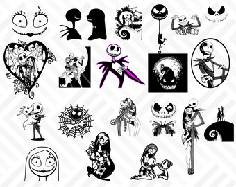 Download Nightmare before christmas svg | Etsy