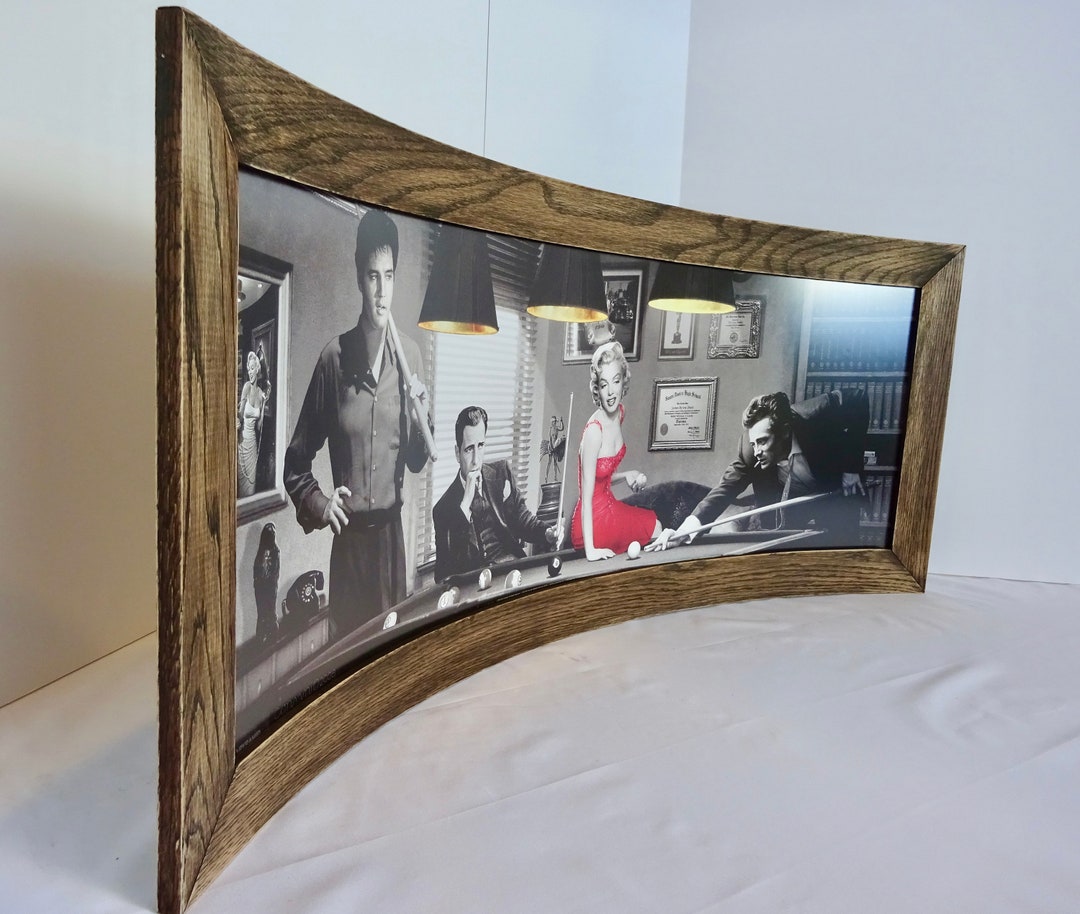 Curved Picture Frame With Photo - Etsy