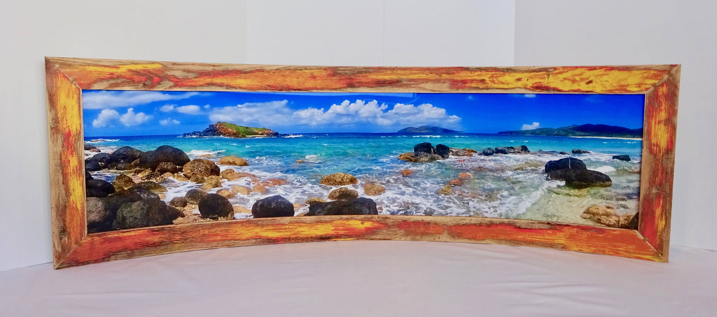 Curved Picture Frame With Photo - Etsy