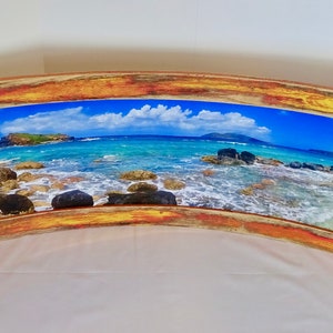 Curved Picture Frame With Photo - Etsy