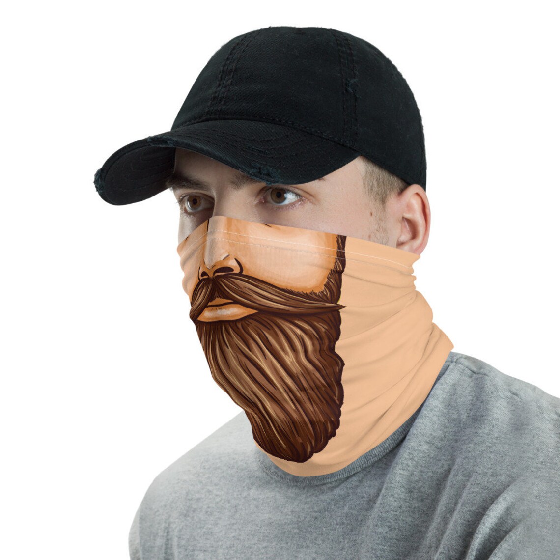 Cool Beard Face Shield Neck gaiter 2021 Etsy
