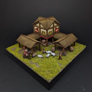 Diorama town center age of empire