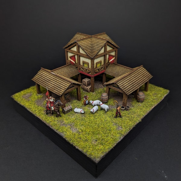 Diorama town center age of empire