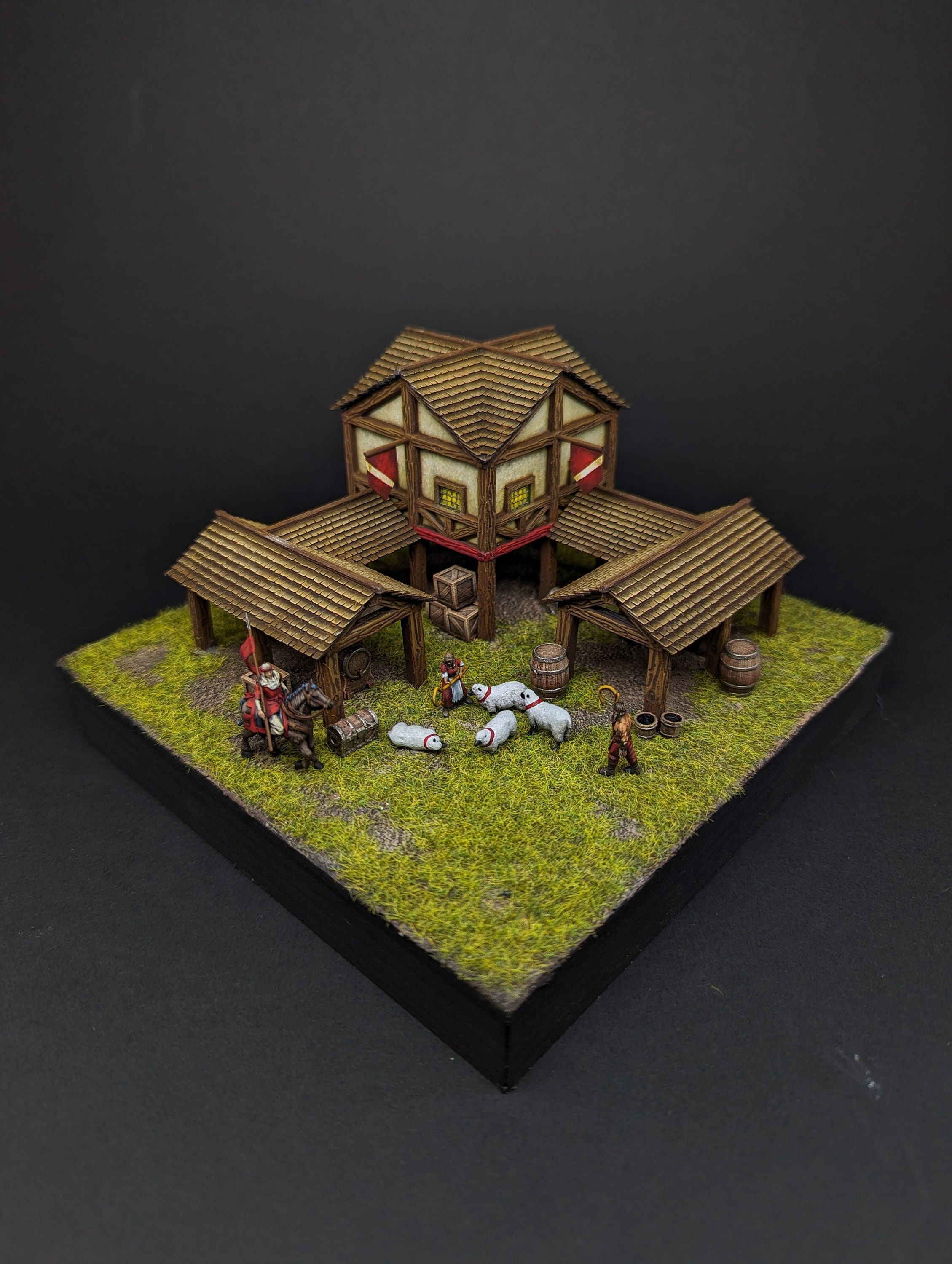Diorama town center age of empire