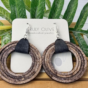 Hoop Earrings | Christmas Gift For Her | Christmas Gift For Girlfriend | Gift For Her |  Anniversary Gift | 5th Anniversary Gift | For Mom