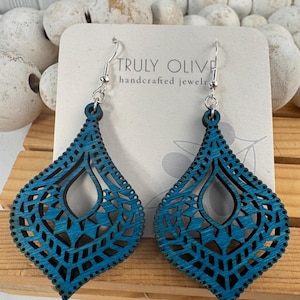 Lightweight Wood Earrings for Every Occasion | Wooden Earrings | Lightweight Earrings For Women | Statement Earrings | Same Day Shipping
