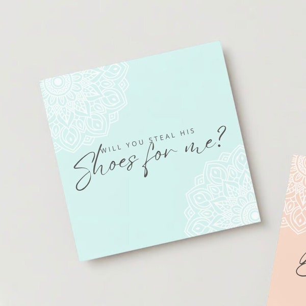 Its giving bridesmaid | South asian Bridesmaid cards | Bundle of 15 cards |Steal his shoes for me? Ask your indian/pakistani friend in style