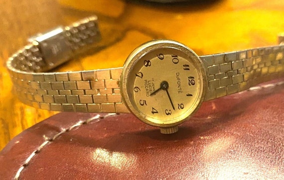 VTG Women's DuFonte Lucien Picarrd Watch, Manual … - image 2