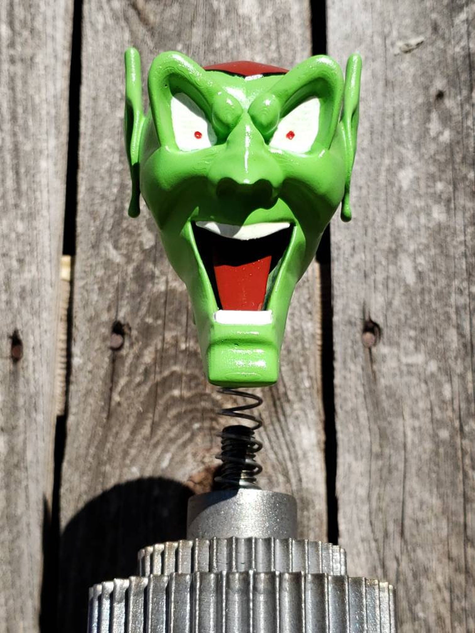 Green Goblin Bobblehead Maximum Overdrive Happy Toyz Post Etsy