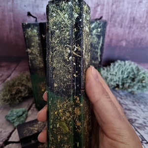 Geldkanal-Kerze: Bienenwachs-Wohlstandsritual