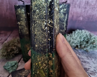 Money Channel Clearing Candle: Beeswax Prosperity Ritual
