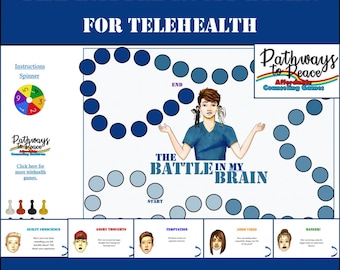 Battle in My Brain - CBT Counseling Game - Telehealth Version
