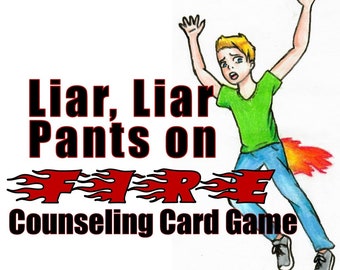 Liar, Liar Pants on Fire CBT Counseling Game for Children Who Tell Lies, are Untruthful