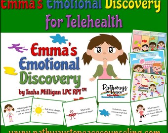 Emma's Emotional Discovery: A Book and Game for Emotional Regulation - Telehealth
