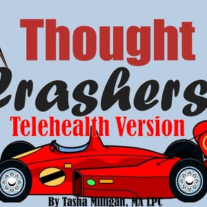 Thought Crashers: A Cognitive Behavioral Therapy Game -  Telehealth Version