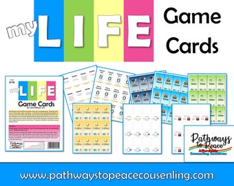 My Life Game Cards - Turn the Game of Life into a Counseling Game!