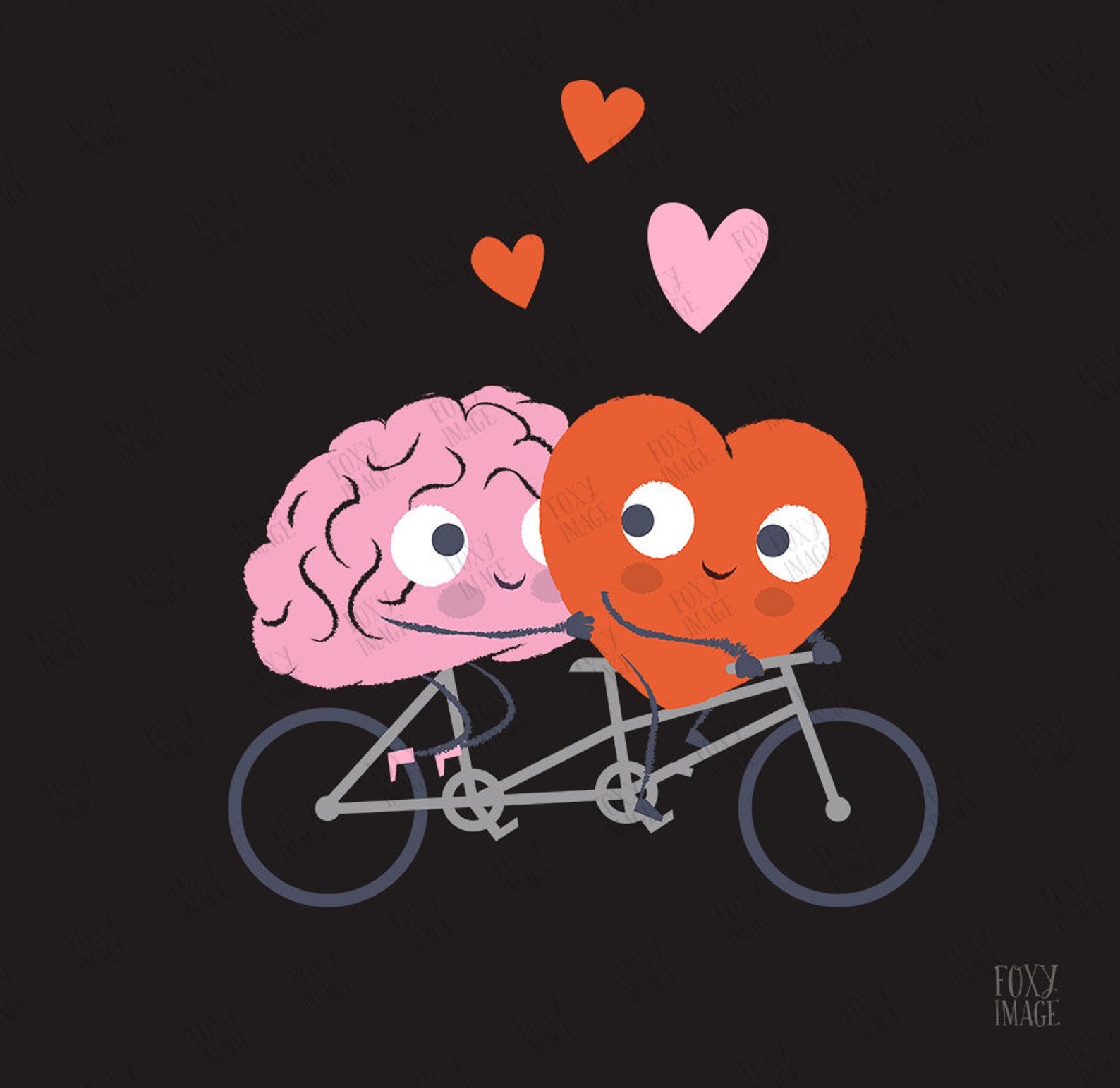 Photo booth backdrop birthday party happy birthday balloons photo Valentine's Day Heart and Brain Love Happy Valentines | Etsy