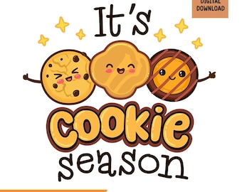 Kawaii Cookie, Cookie Season PNG, Scout Cookie Dealer Clipart, Cookie Dealer, My Cookie, Girl Scout Cookies, DIGITAL DOWNLOAD