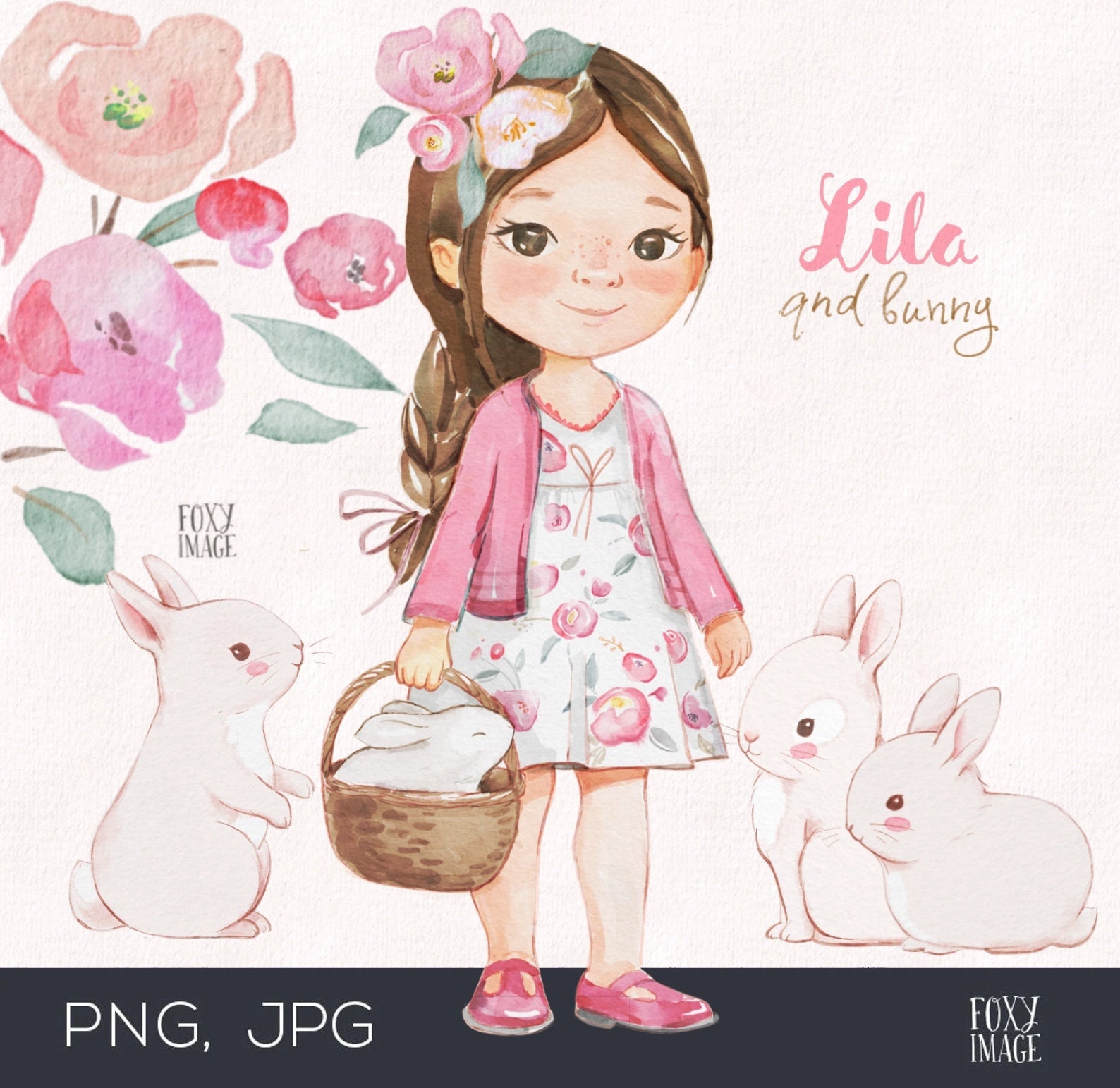 Flower Girl Bunny - Etsy New Zealand