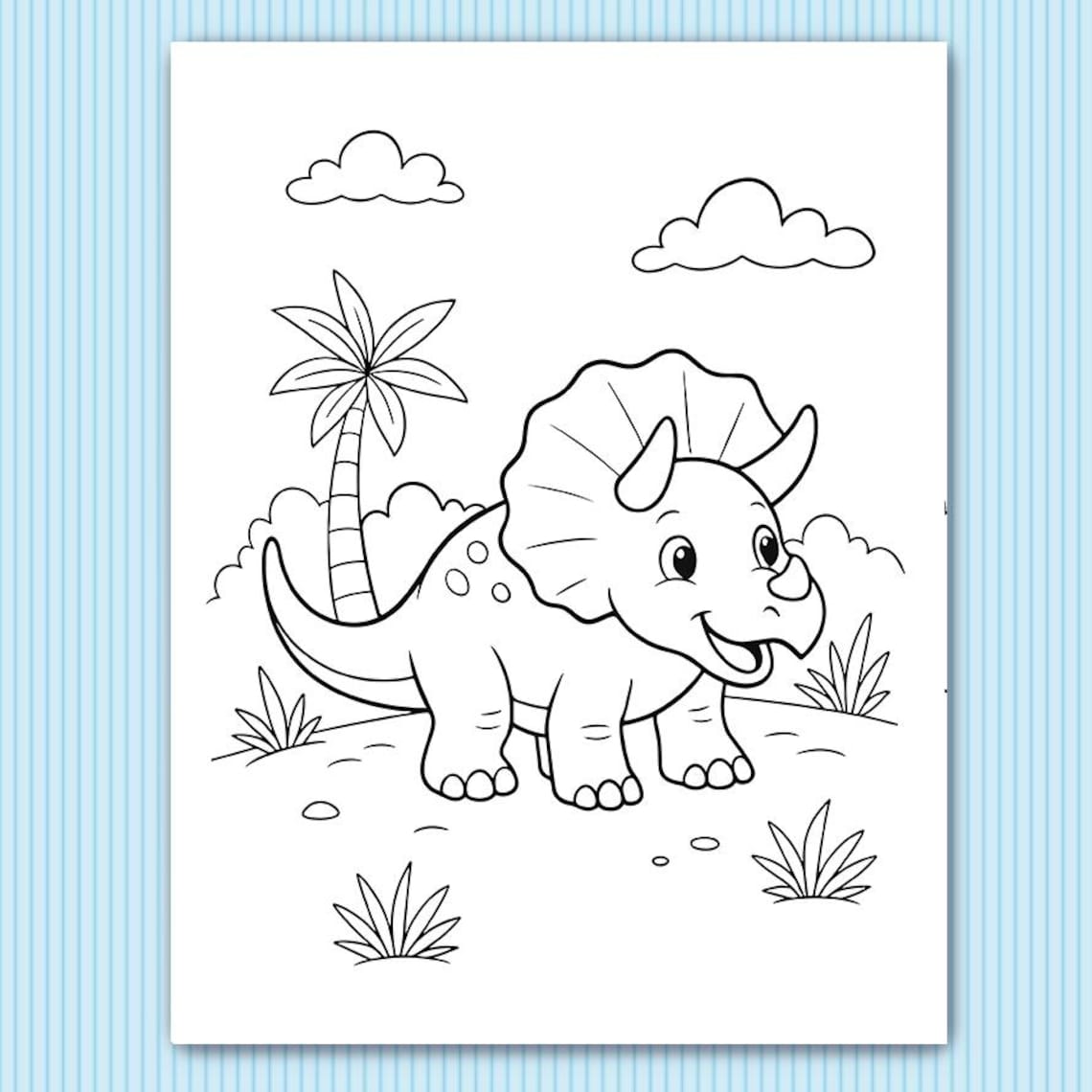 Printable Dinosaur Coloring Pages for Kids | T-rex & Friends Activity ...