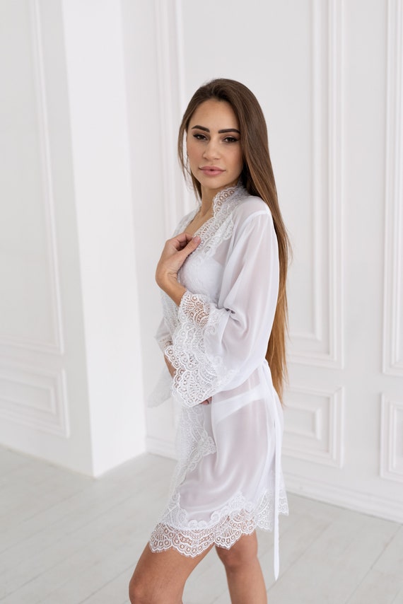 white sheer outfit