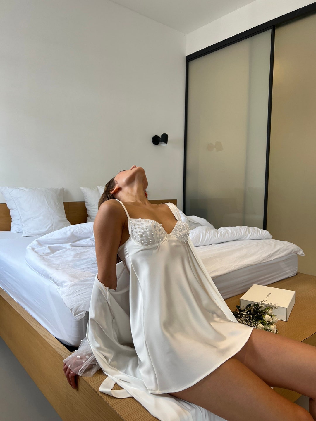 White Moonlit Desire Slip