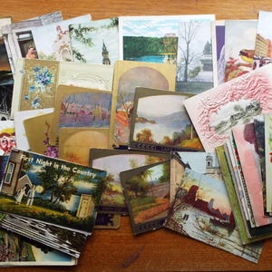 45 vieilles cartes postales anciennes, ASSORTIES, Lieux de comédie pour enfants