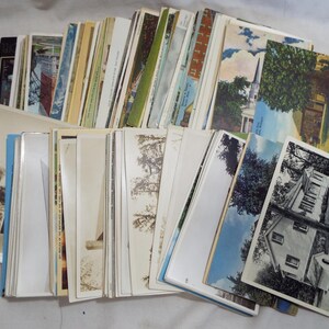 Lot von 175 Old Antique & Vintage SORTIERTE MICHIGAN POSTKARTEN Städte Beginnend mit D Dearborn Detroit