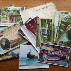 Lot von 24 verschiedenen Themen POSTKARTEN Folding 3D World's Fair Mt. Vernon
