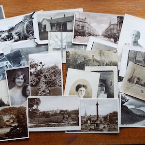 Lot de 23 cartes postales anciennes assorties de vraies photos, portraits de Cumberland Gap London