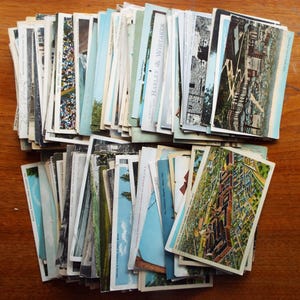 Lot de 196 CARTES POSTALES OHIO anciennes assorties Mansfield Akron Liberty
