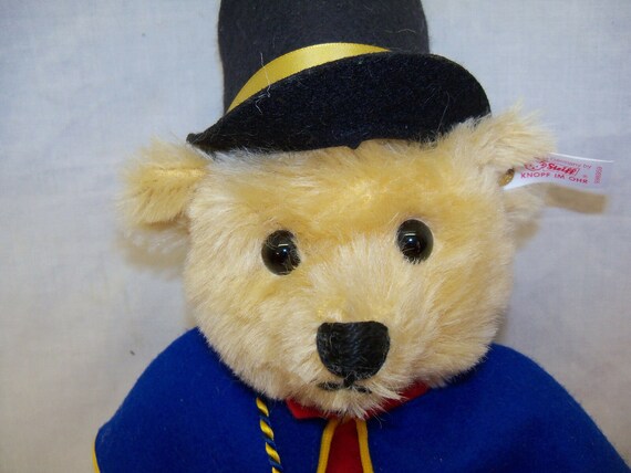 Heinrich der Postillion-Teddybar テディベア 1996 Limited Edition German Steiff Heinrich the Postman Bear