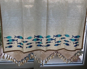 Hand Block Printed Curtain, Neutral Handmade Turkish Curtain, Hand block Printed Curtain , Turkish Curtain, Handmade Curtain