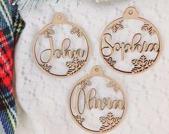 Christmas ornaments, Christmas ornament 2022, Christmas decorations, Custom name ornament, Personalized ornament, Name Christmas ornament
