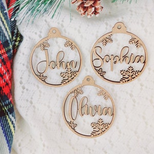 Christmas ornaments, Christmas ornament 2022, Christmas decorations, Custom name ornament, Personalized ornament, Name Christmas ornament