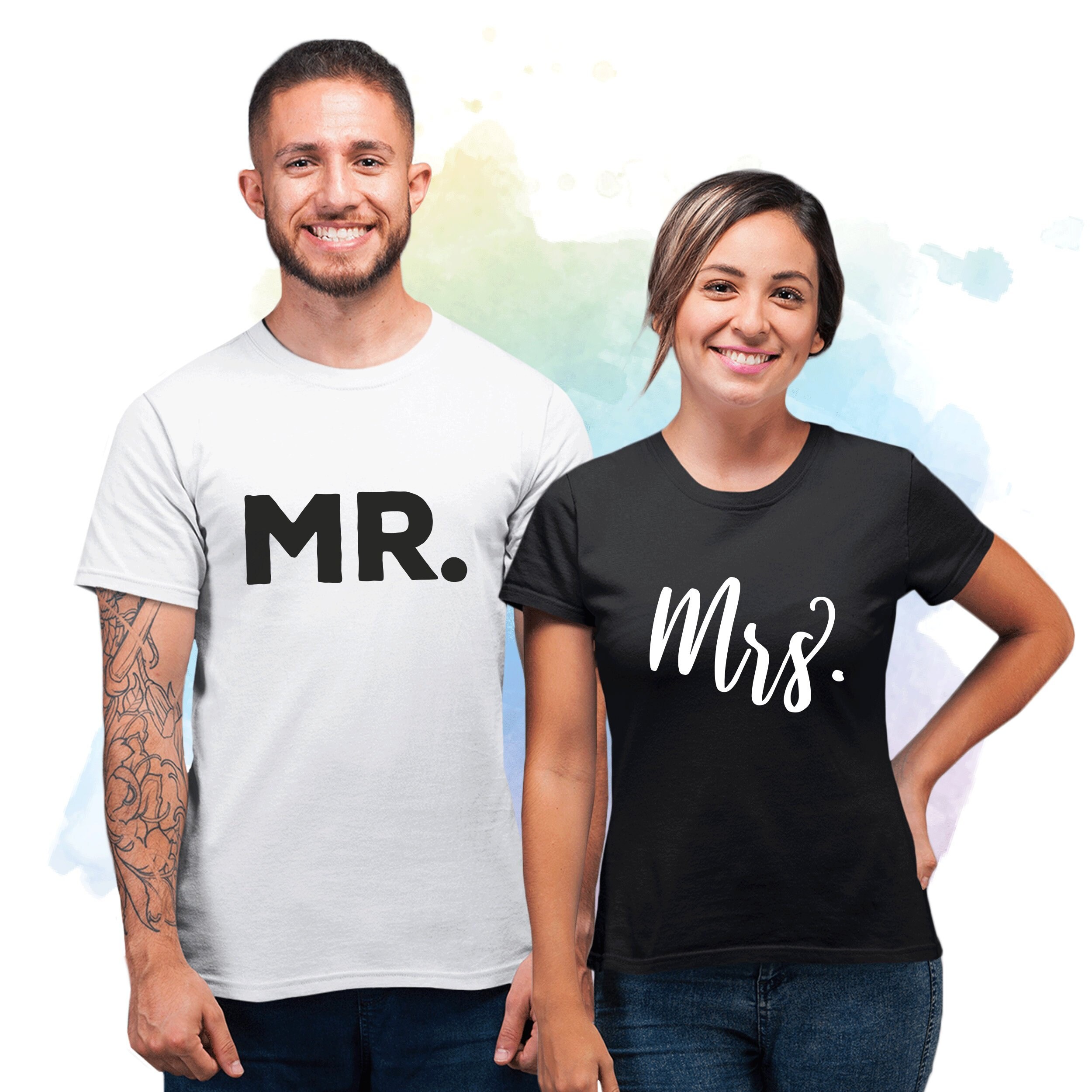 Mr Mrs Shirts Matching Mr Mrs Shirts Couples Mr Mrs Shirts | Etsy
