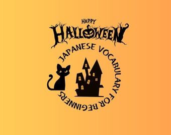 Japanese Vocabulary for Beginners-Special Edition-Halloween-Hiragana-Katakana-PDF Download-Printable Worksheets for Learning Japanese