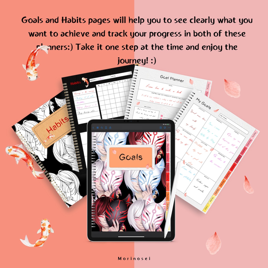 Japanese planner bundle for tablet and ipad digital planner Etsy