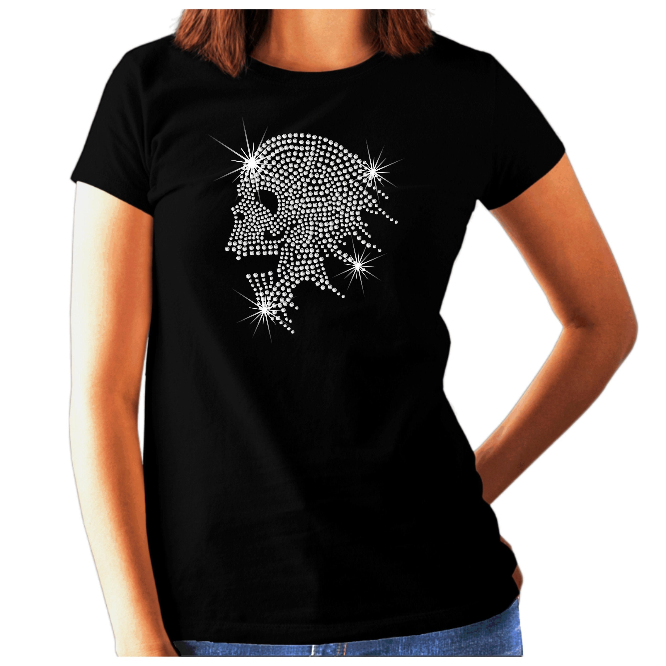 【GRANCY】Skull Rhinestone Design T-shirt GRANCY】Skull Rhinestone Design T-shirt ブラック系 Sサイズ