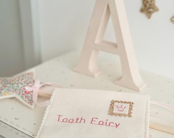 Tooth fairy envelope, fairy post, lost tooth, tooth fairy pouch