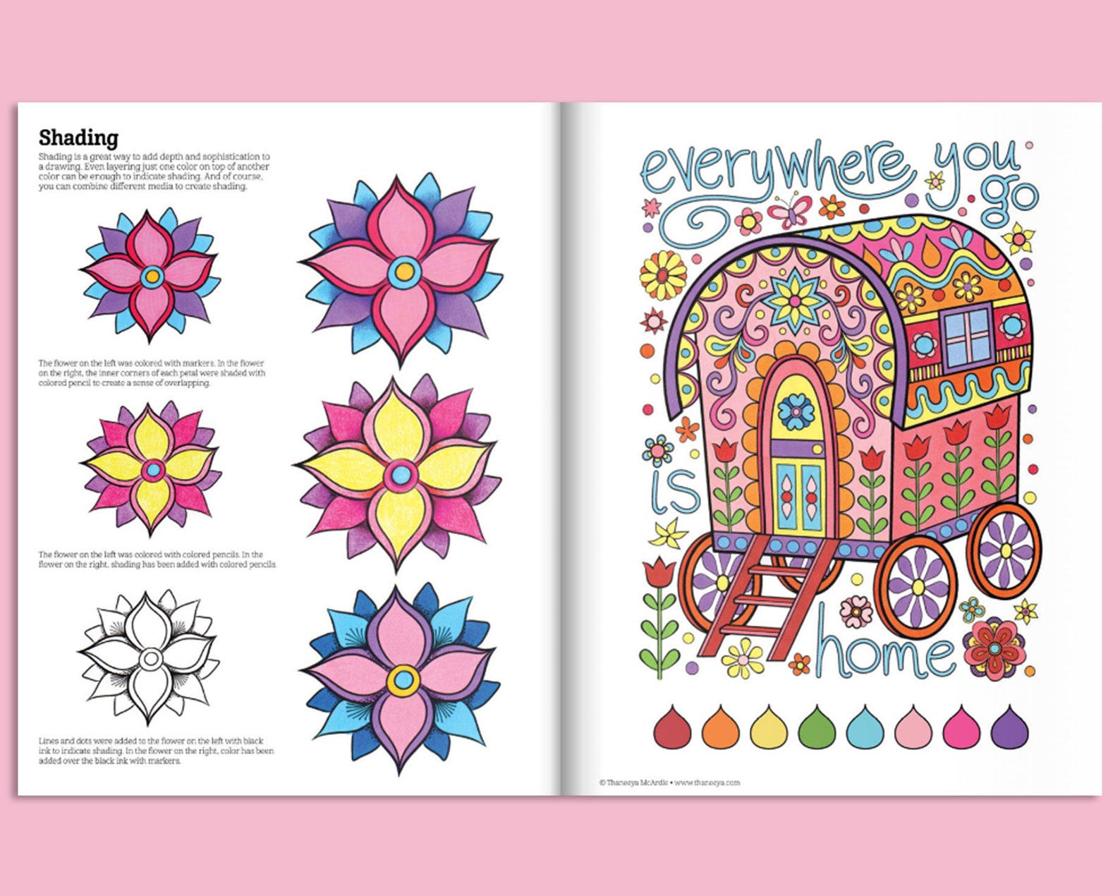Coloring Book: Free Spirit Coloring Book Adult Coloring - Etsy