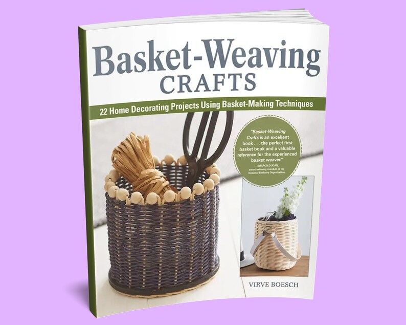 Basket Weaving Crafts Book Basket Weaving Patterns Basket Etsy