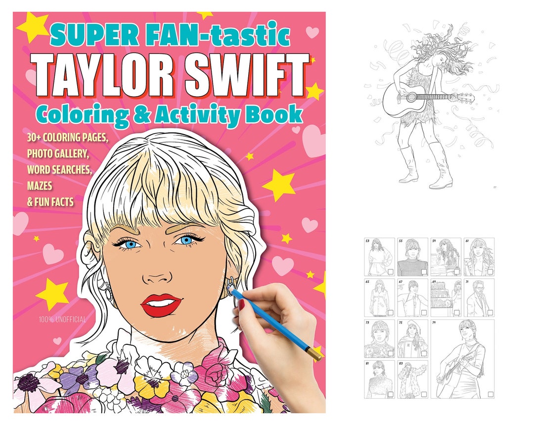 Taylor Swift Coloring & Activity Book