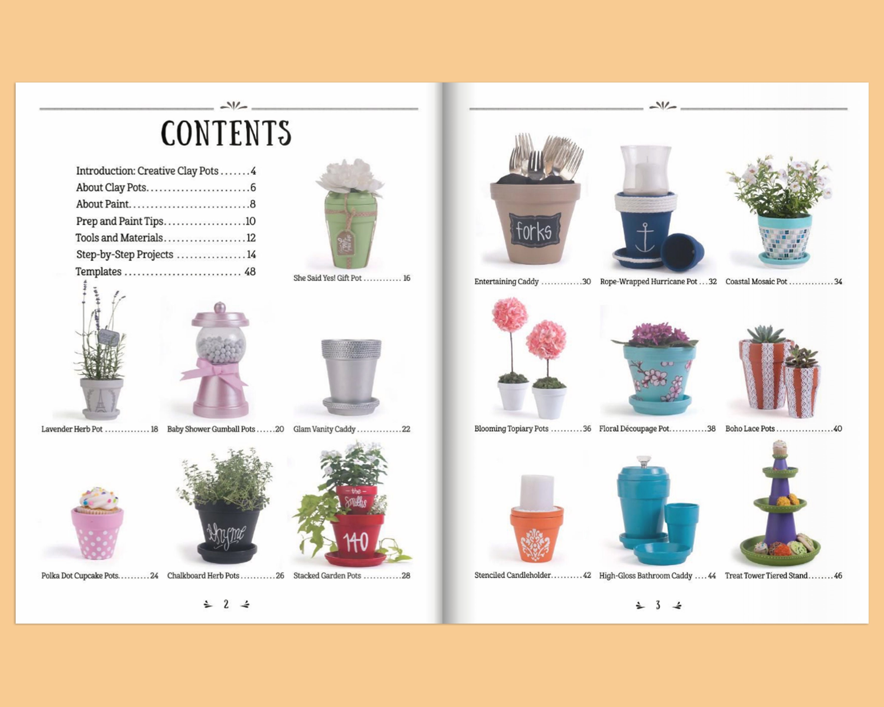 Crafting with Clay Pots Book Terracotta Pot Painting Etsy