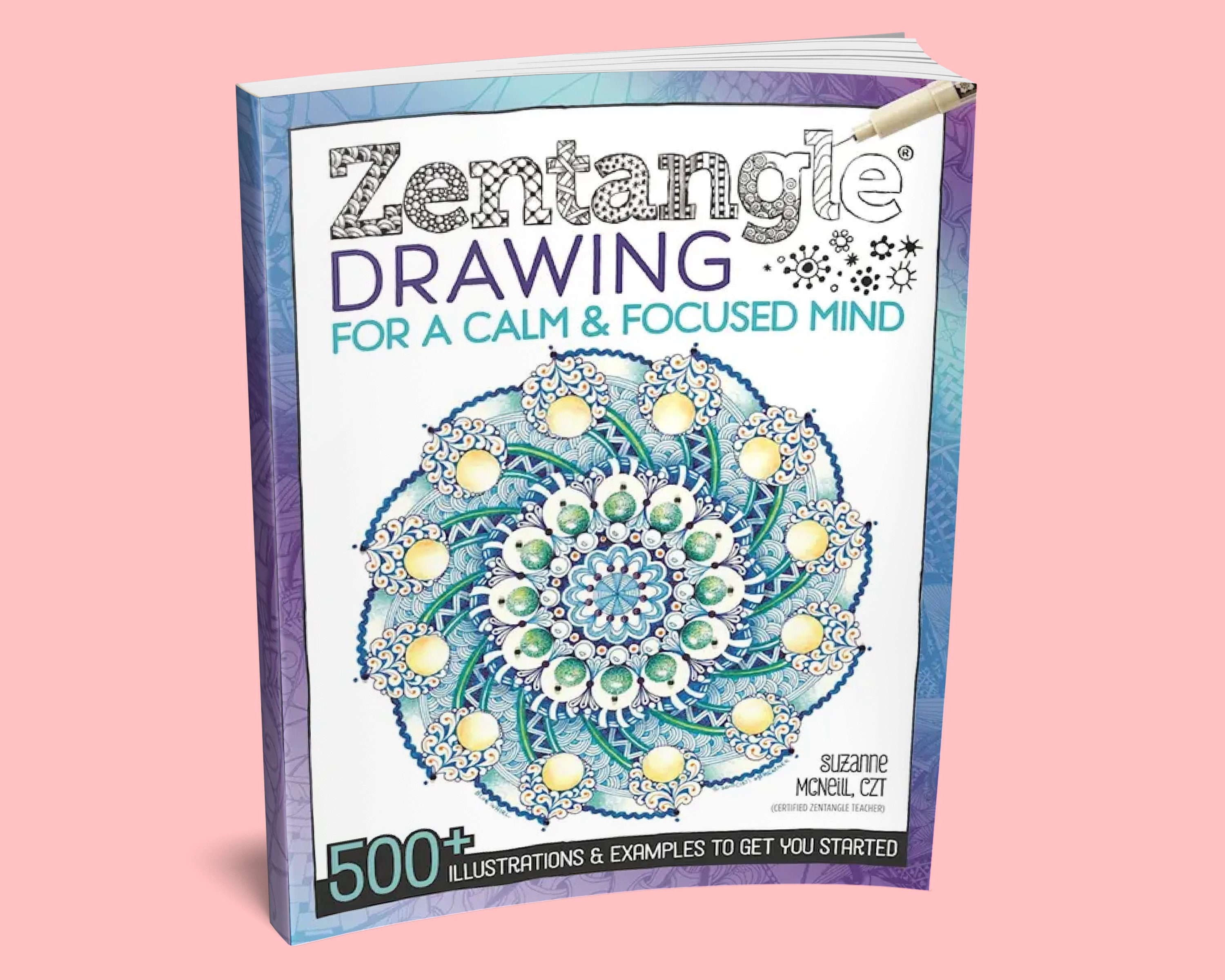 Zentangle Basics: A Creative Art form Where All You Need Is Paper Pencil &  Pen (Design Originals) 25 Basic Tangles Step-by-Step; Turn Drawings into