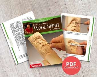 Book: Learn to Carve a Woodspirit Booklet - PDF Download