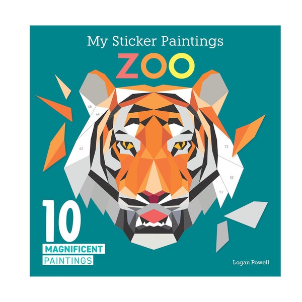 Activity Book: My Sticker Paintings Zoo Animals - Sticker Book for Kids - Kids Activity Book –Animals Books for Kids - Animals Sticker Book