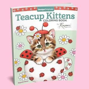 Coloring Book: Teacup Kittens Coloring Book Cat Coloring Book image 1